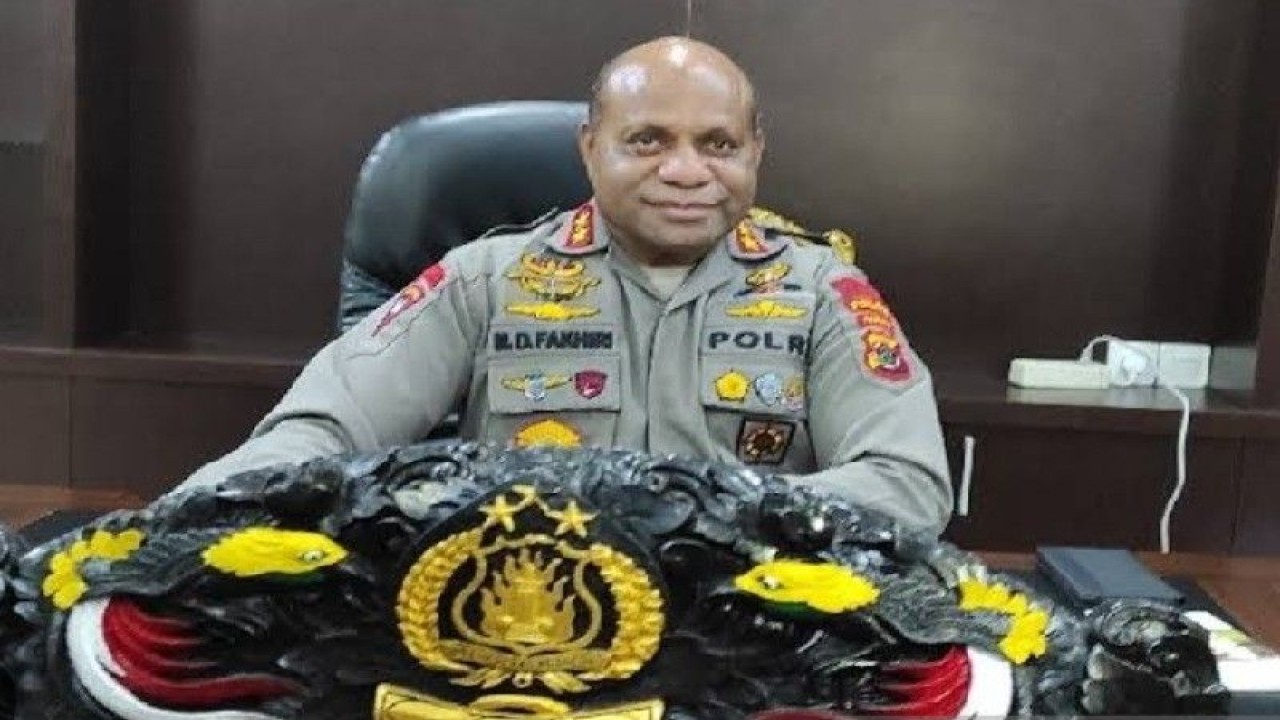 Kapolda Papua Irjen Pol. Mathius Fakhiri. ANTARA/Evarukdijati