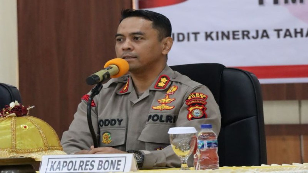 Kapolres Bone AKBP Arief Doddy Suryawan. ANTARA Foto/HO-Humas Kapolres Bone