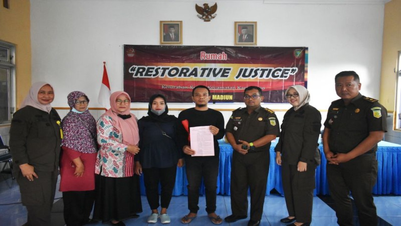 Kejari Kota Madiun laksanakan restoratif justice kasus pencurian. ANTARA/HO-Kejari Kota Madiun