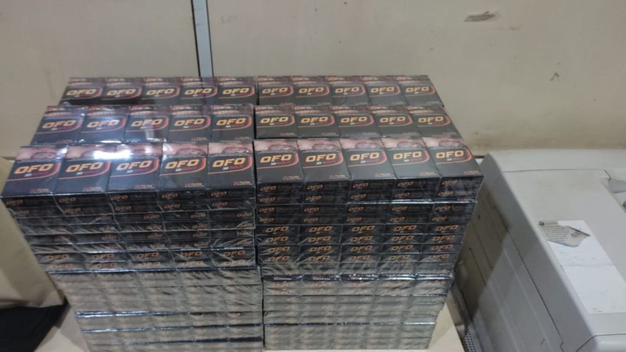 Kemasan rokok ilegal yang diamankan di Kantor Bea Cukai Batam. ANTARA/HO-Humas Bea Cukai