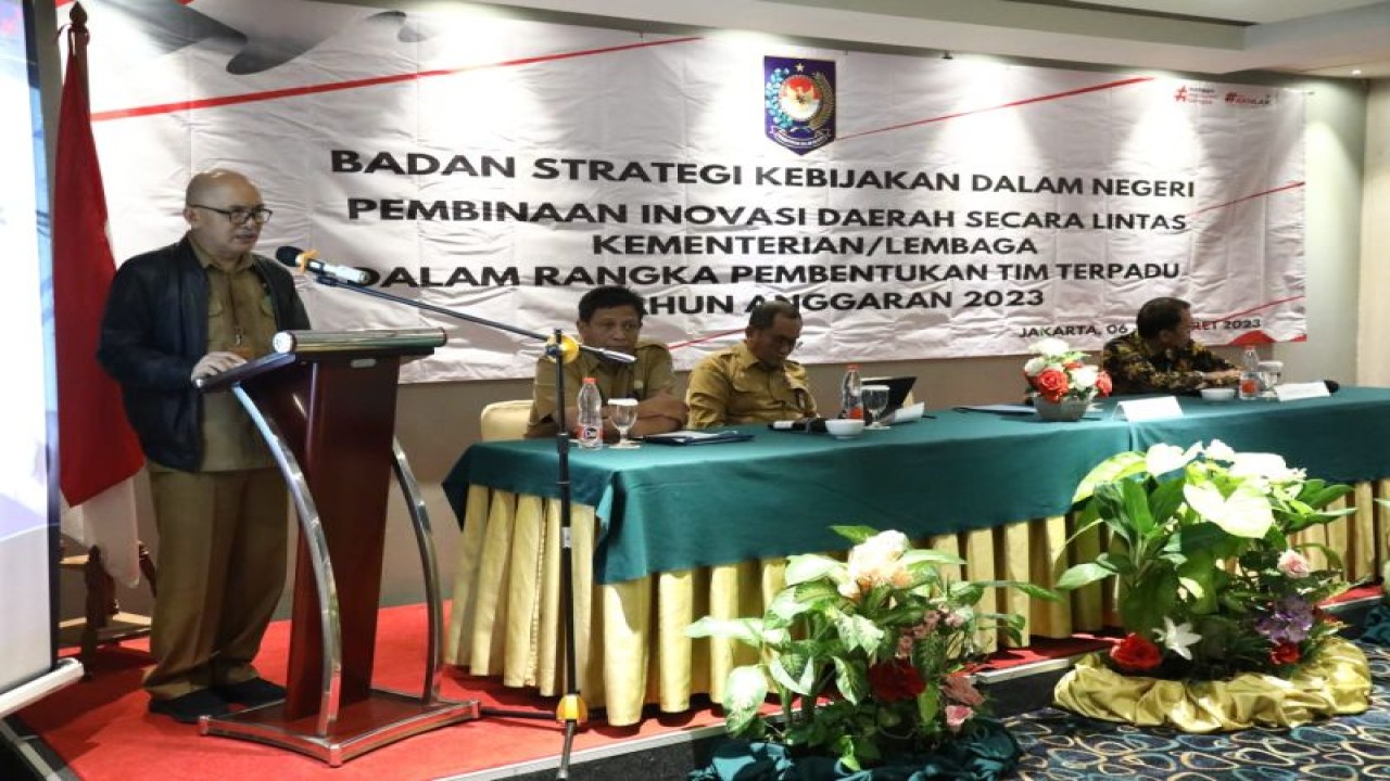 Kepala Pusat Strategi Kebijakan Pengembangan Sumber Daya Manusia, Teknologi Informasi, dan Inovasi Pemerintahan Dalam Negeri Aferi Syamsidar Fudai. (ANTARA/HO-Kemendagri)