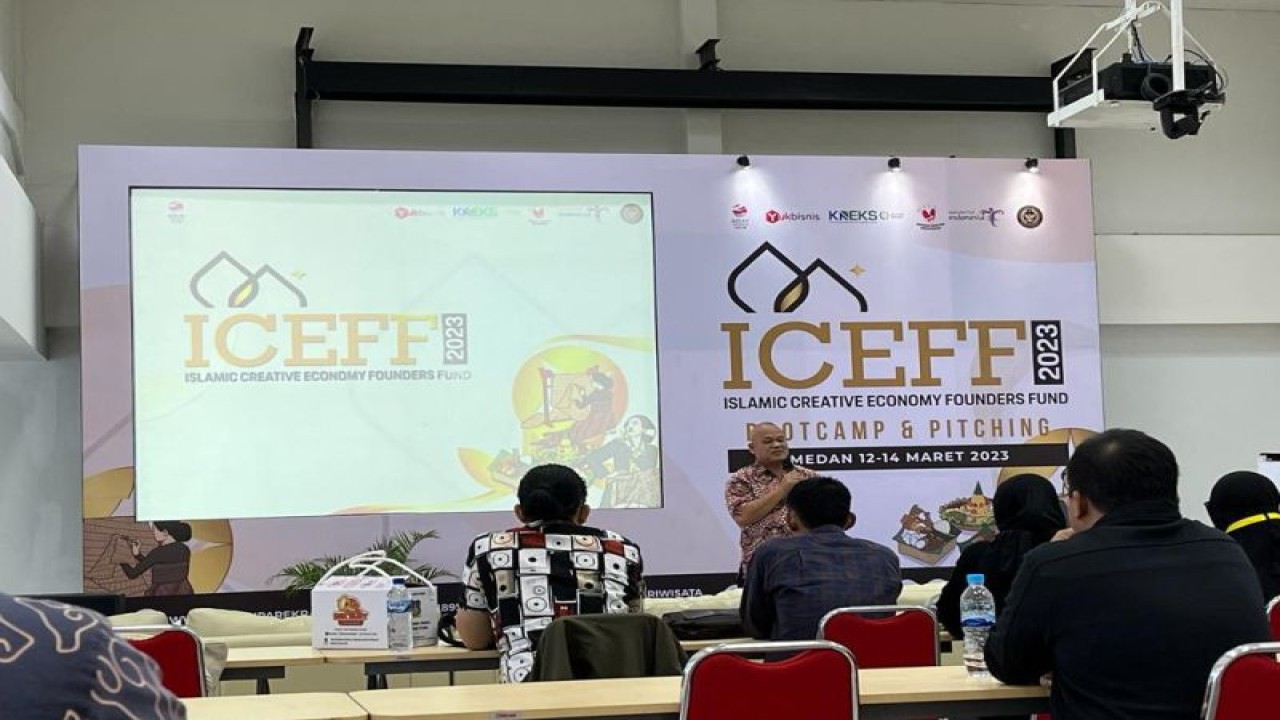 Kementerian Pariwisata dan Ekonomi Kreatif (Kemenparekraf) memfasilitasi kegiatan Islamic Economy Founders Fund (ICEFF) yang berlangsung pada 12-14 Maret 2023 di Politeknik Pariwisata (Poltekpar) Medan. (ANTARA/HO)