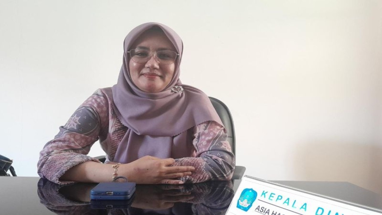 Kepala Dinas Kesehatan Kabupaten Halmahera Selatan, Asia Hasyim. (ANTARA/Abdul Fatah)