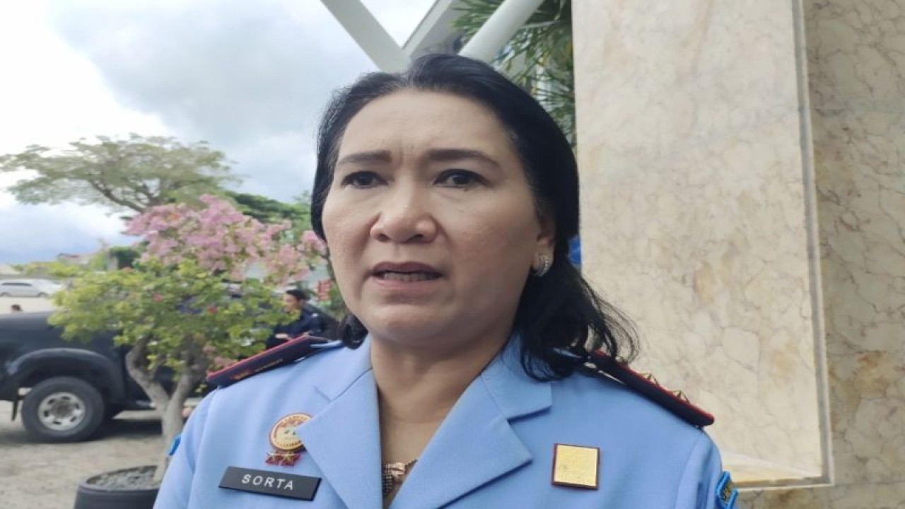 Kepala Kanwil Kemenkumham Lampung, Sorta Delima Lumban Tobing. ANTARA/Ruth Intan Sozometa Kanafi.