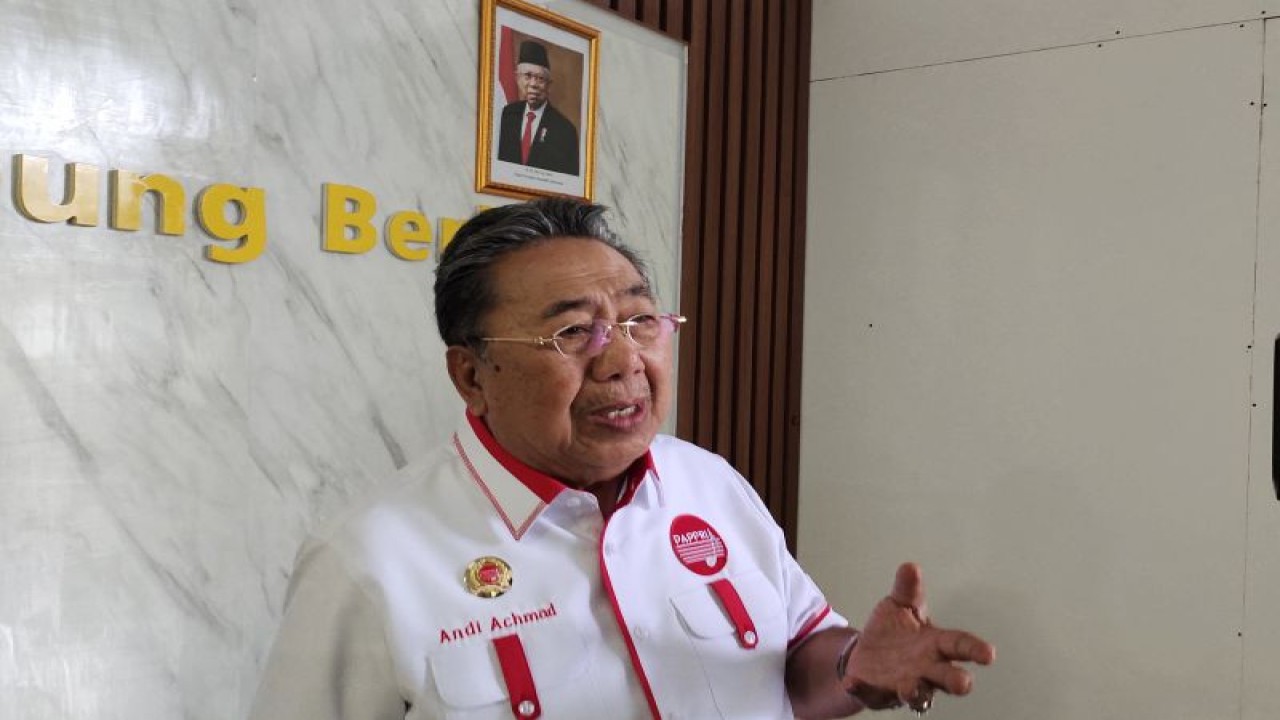 Ketua DPD PAPPRI Lampung Andy Achmad Sampurna Jaya saat memberi keterangan. ANTARA/Ruth Intan Sozometa Kanafi.