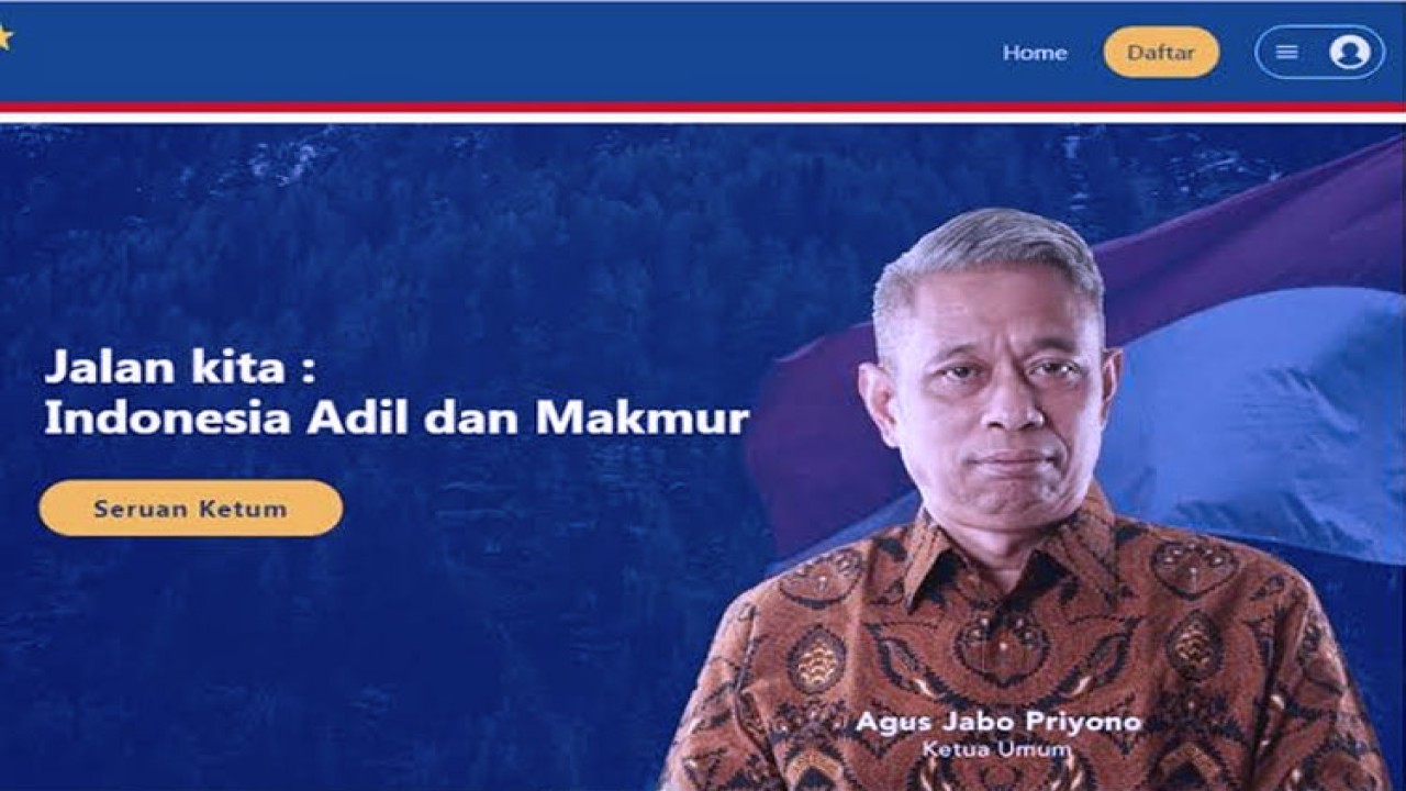 Ketua Umum Partai Prima Agus Jabo Priyono. (Net)