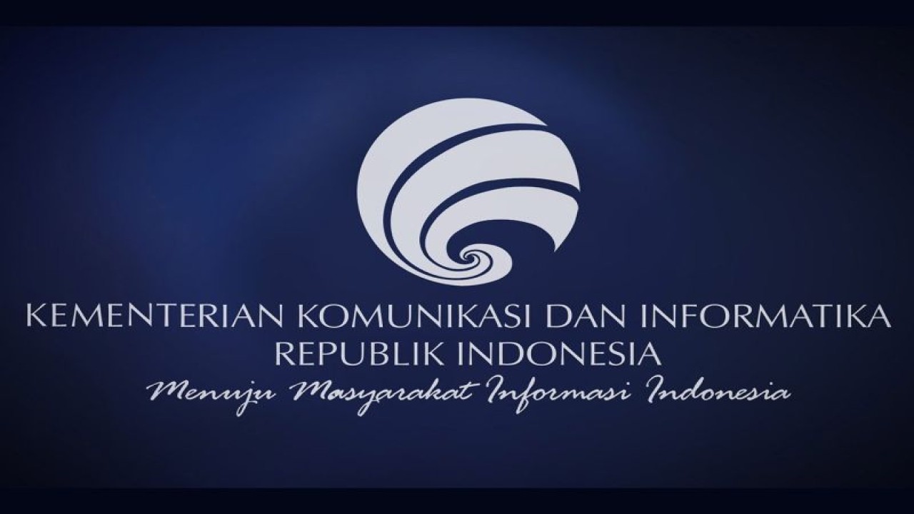 Logo Kementerian Komunikasi dan Informatika. (ANTARA/Kemenkominfo)