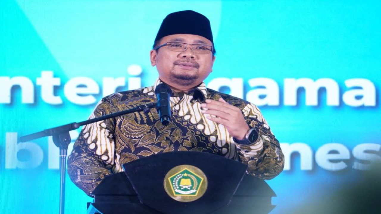 Menteri Agama Yaqut Cholil Qoumas. (ANTARA/HO-Kemenag)
