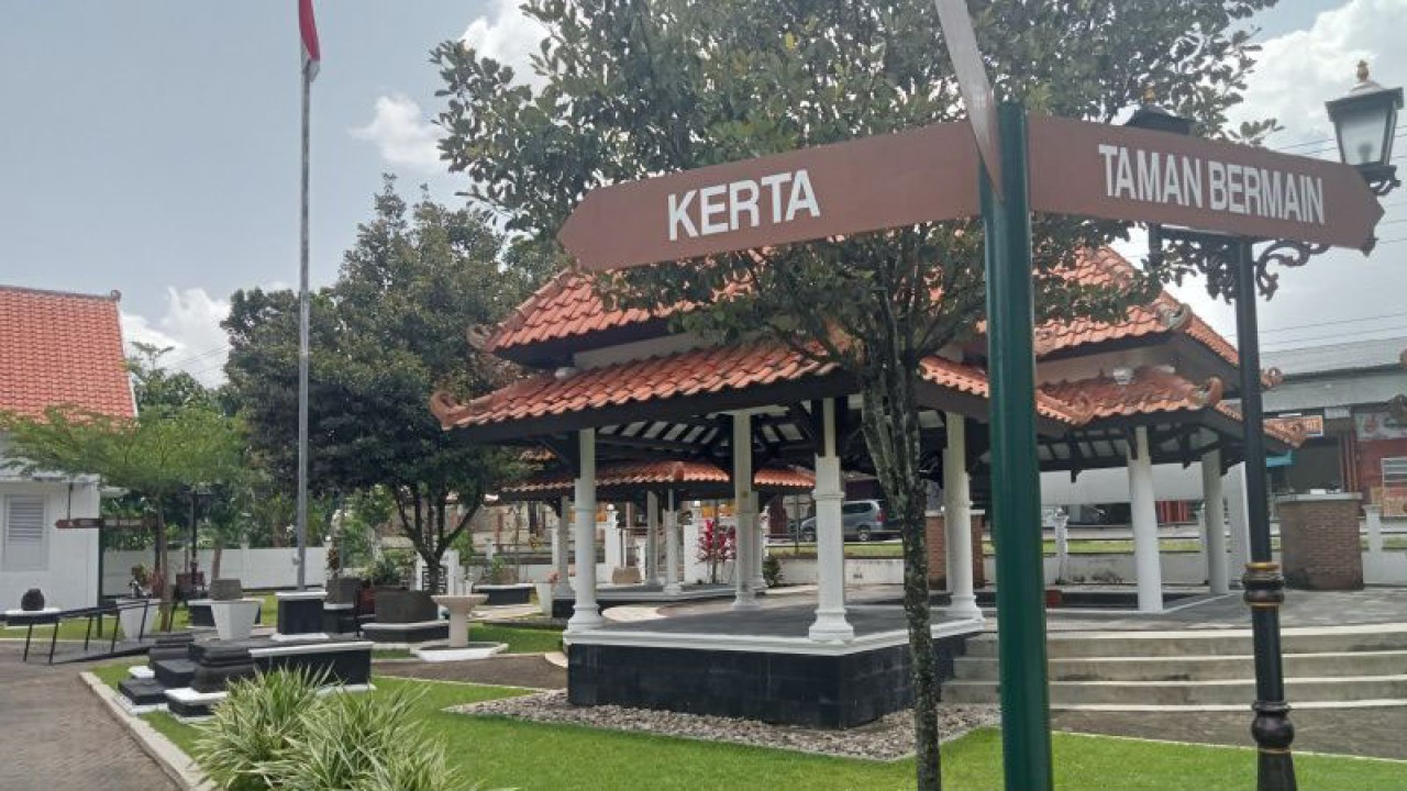 Halaman Museum Sejarah Purbakala Pleret di Kedaton, Pleret, Kabupaten Bantul, Daerah Istimewa Yogyakarta. (ANTARA/Hery Sidik)