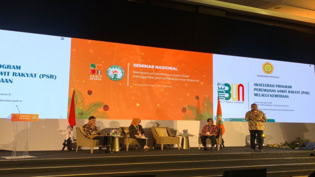 Direktur Jenderal Perkebunan Andi Nur Alam Syah mewakili Menteri Pertanian menghadiri Musyawarah Nasional (MUNAS) GAPKI ke XI, mulai 8 hingga 10 Maret 2023 di Bali/Dok Kementan