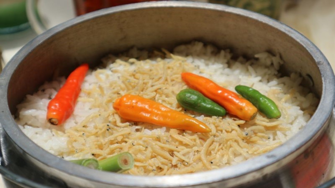 Nasi liwet (ANTARA/Pamela Sakina)