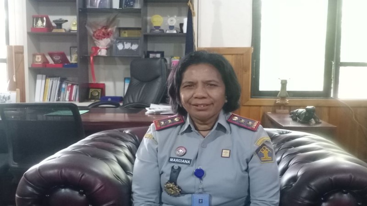 Kakanwil Kemenkumham NTT Marciana D Jone. ANTARA/Kornelis Kaha