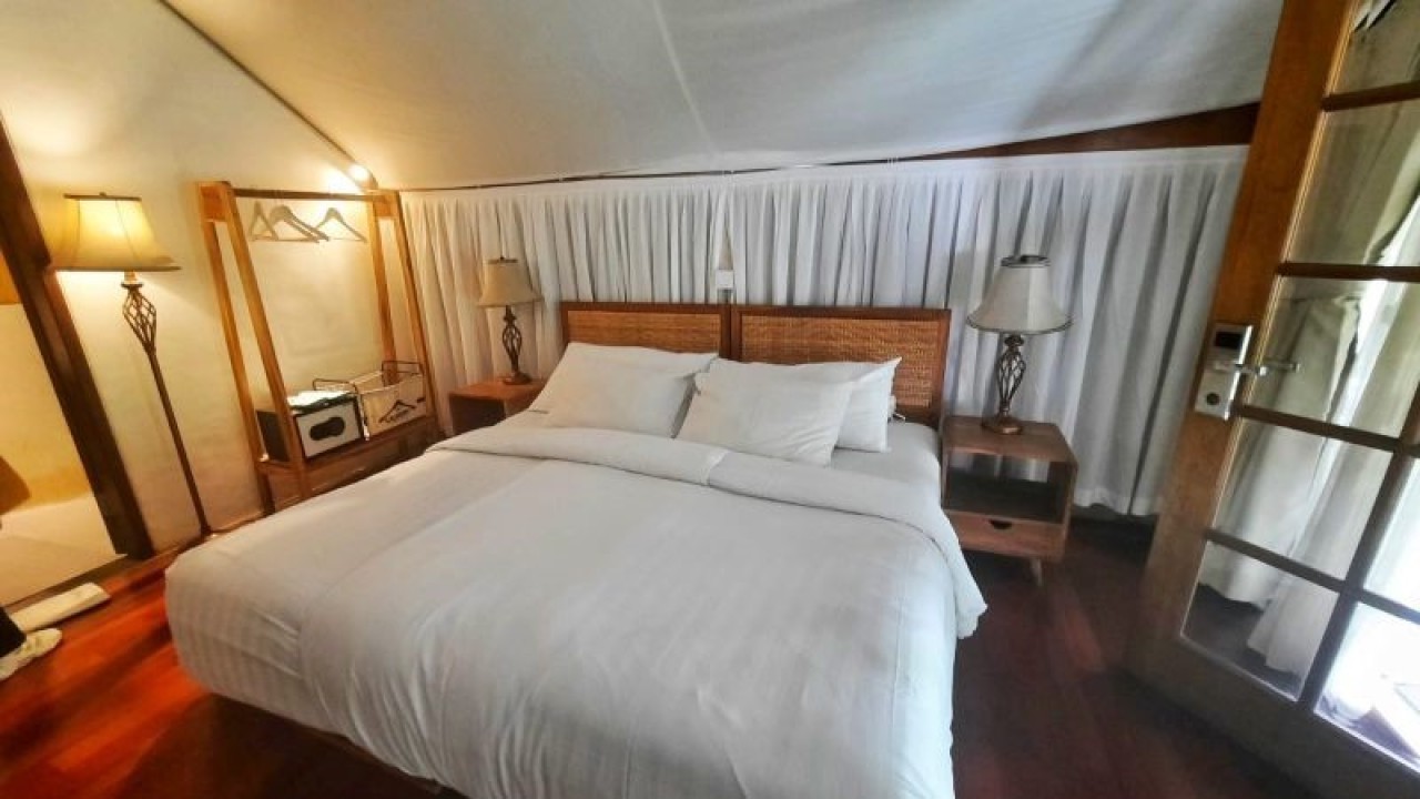 Oak Tree Resort Glamping yang berada di Kota Batu, Jawa Timur. (ANTARA/Chairul Rohman)