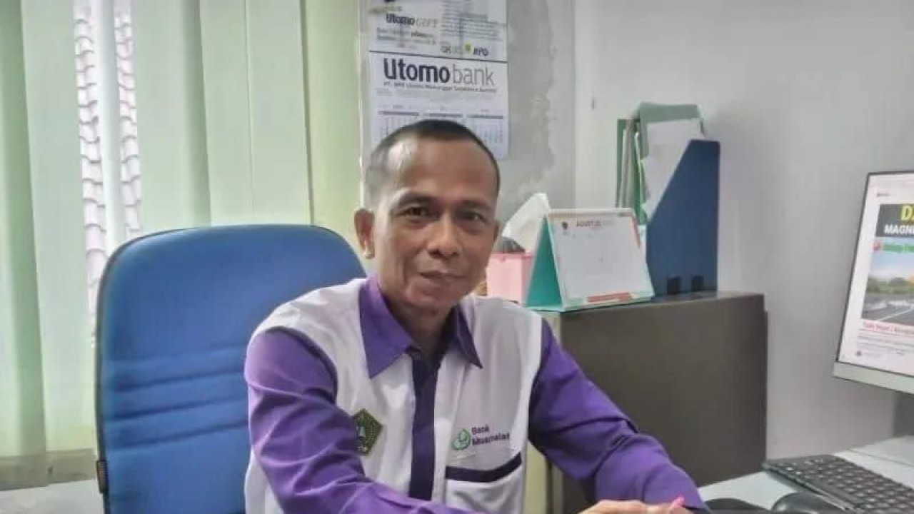 Kasi Haji dan Umroh Kantor Kementerian Agama OKU, Abdul Muis. (ANTARA/Edo Purmana/23)
