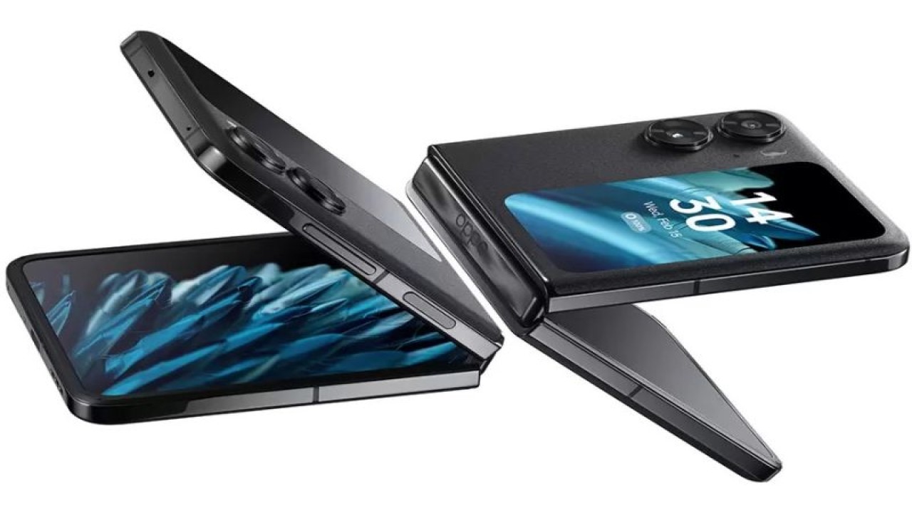 Tampilan Oppo N2 Flip. (ANTARA/HO/Oppo Global)