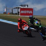 Pebalap berpacu dalam WSBK 2023. (ANTARA/HO/WSBK)-1677724500