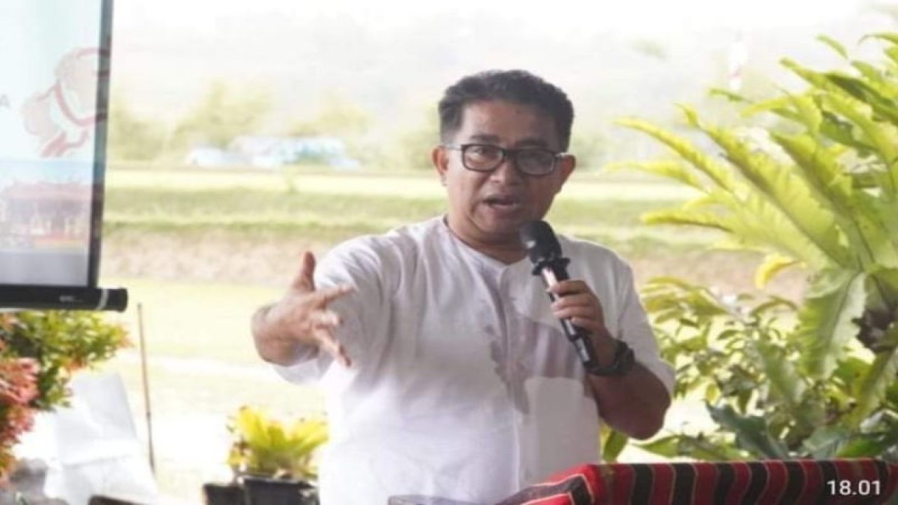 Penjabat Gubernur Sulbar Akmal Malik optimis Sulbar mencapai target zero stunting di Mamuju, Selasa (14/3/2023) ANTARA Foto/ M Faisal Hanapi
