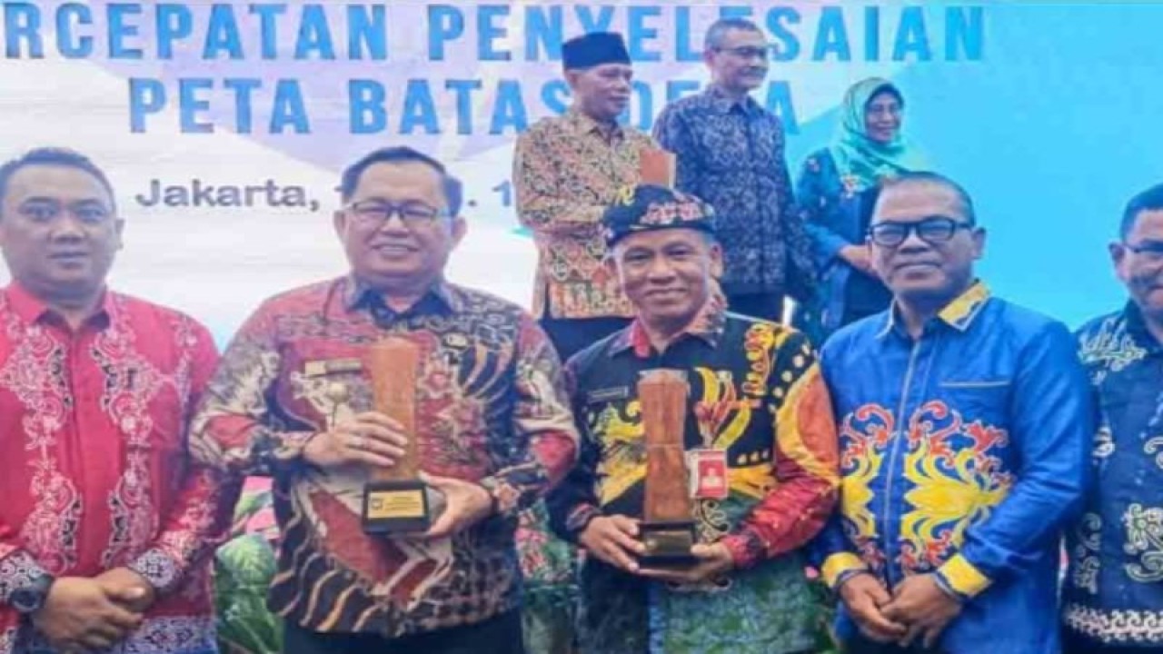 Pemerintah Provinsi (Pemprov) Kalimantan Utara (Kaltara) berhasil meraih Penghargaan Batas Desa Award 2023 dengan kategori baik. ANTARA/HO-DKISP Provinsi Kaltara.