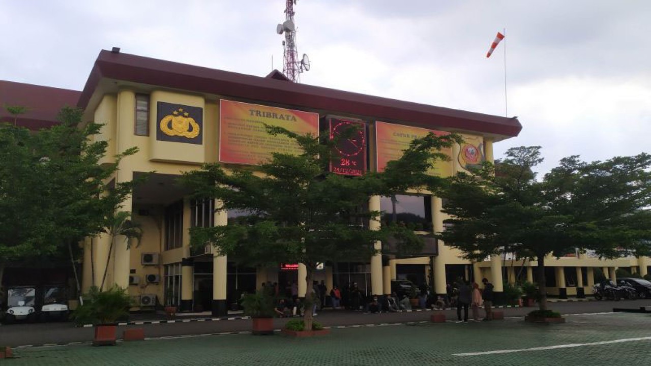 Markas Polda Jawa Barat di Jalan Soekarno Hatta, Kota Bandung, Jawa Barat. (ANTARA/Bagus Ahmad Rizaldi)