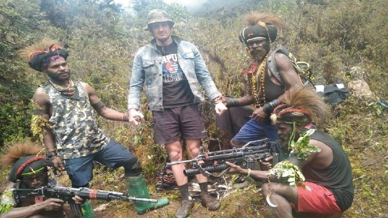 Pilot Susi air berkebangsaan Selandia Baru yang ditahan KKB pimpinan Egianus Kogoya. ANTARA/Dokumentasi Pribadi