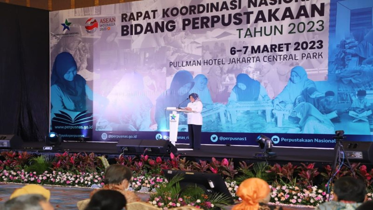 Sekretaris Utama Perpustakaan Nasional (Perpusnas) Ofy Sofiana di Jakarta, Selasa (8/3/2023). (ANTARA/HO-Dokumentasi Pribadi)