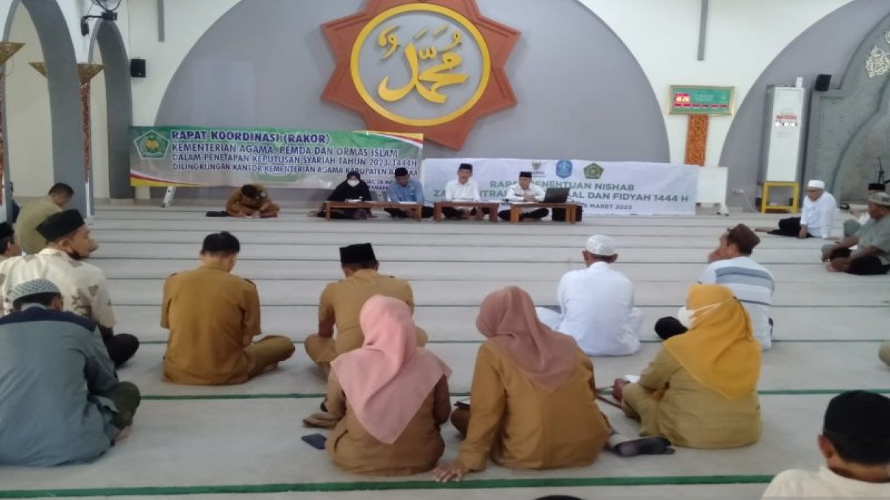 Rapat penetapan zakat fitrah di Kabupaten Bangka (ANTARA/Kasmono)