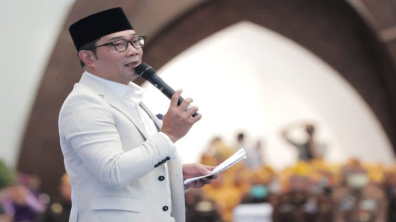 Gubernur Jawa Barat (Jabar) M Ridwan Kamil. (ANTARA/HO-Humas Pemda Jawa Barat)
