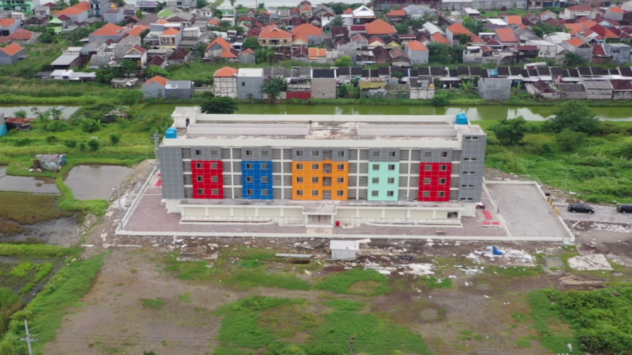 Salah satu rumah susun di Kota Surabaya (ANTARA/HO-Diskominfo Surabaya)