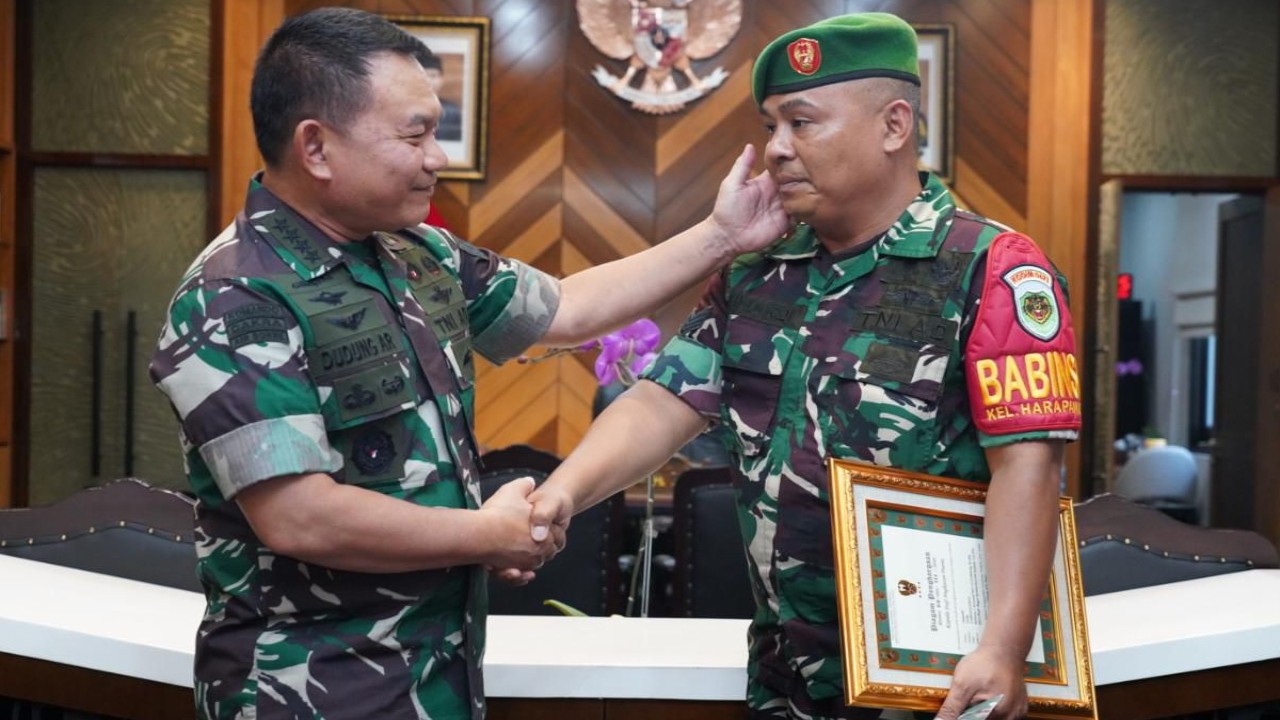 Serka Sunardi, Babinsa Koramil 0621-01 Cibinong Kodim 0621/Bogor