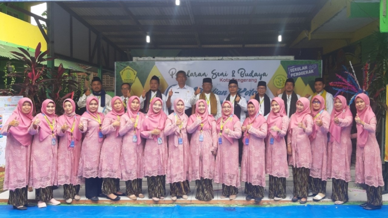 Kreativitas siswa Program P5 ditampilkan pada pentas seni budaya SMP An Nurmaniyah Ciledug/istimewa