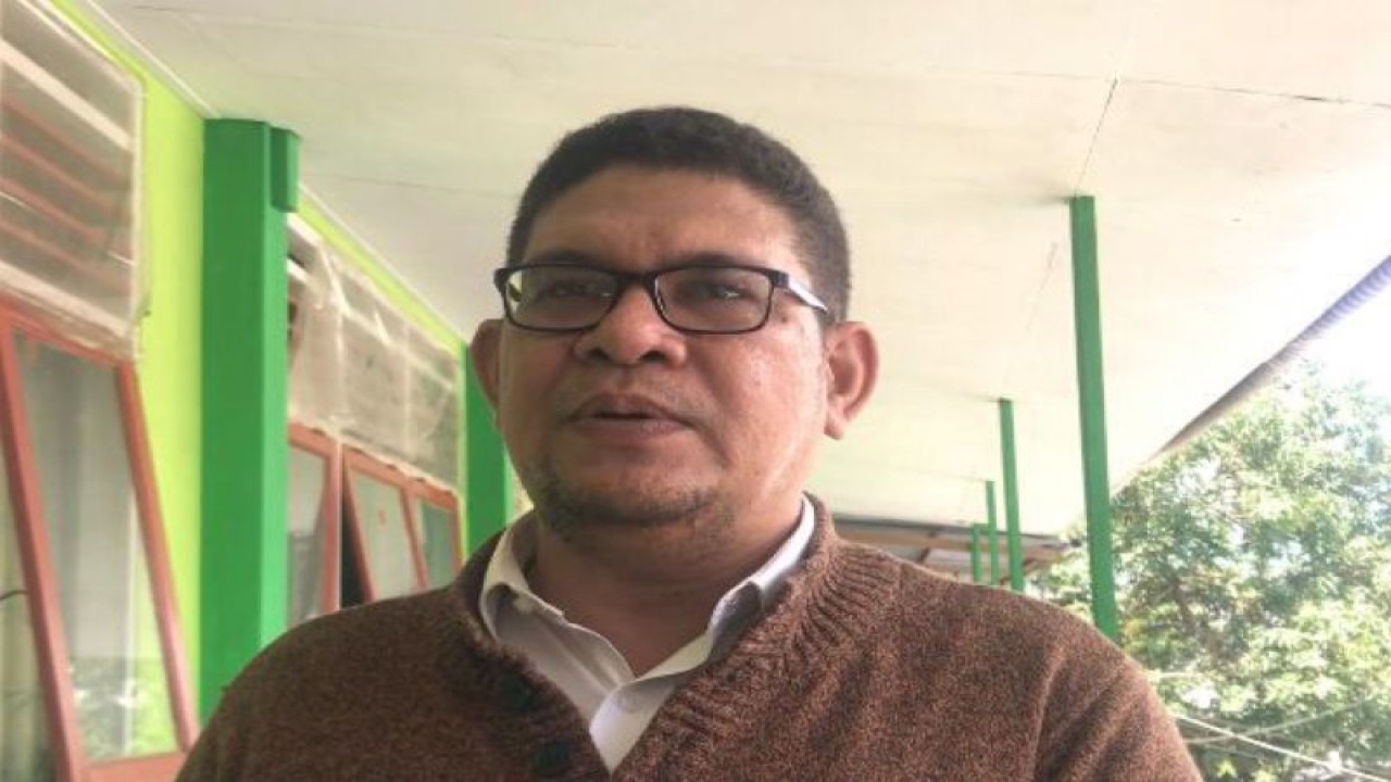 Staf bidang program Yayasan Pelangi Maluku, Alfin Siahaya.ANTARA/Winda Herman