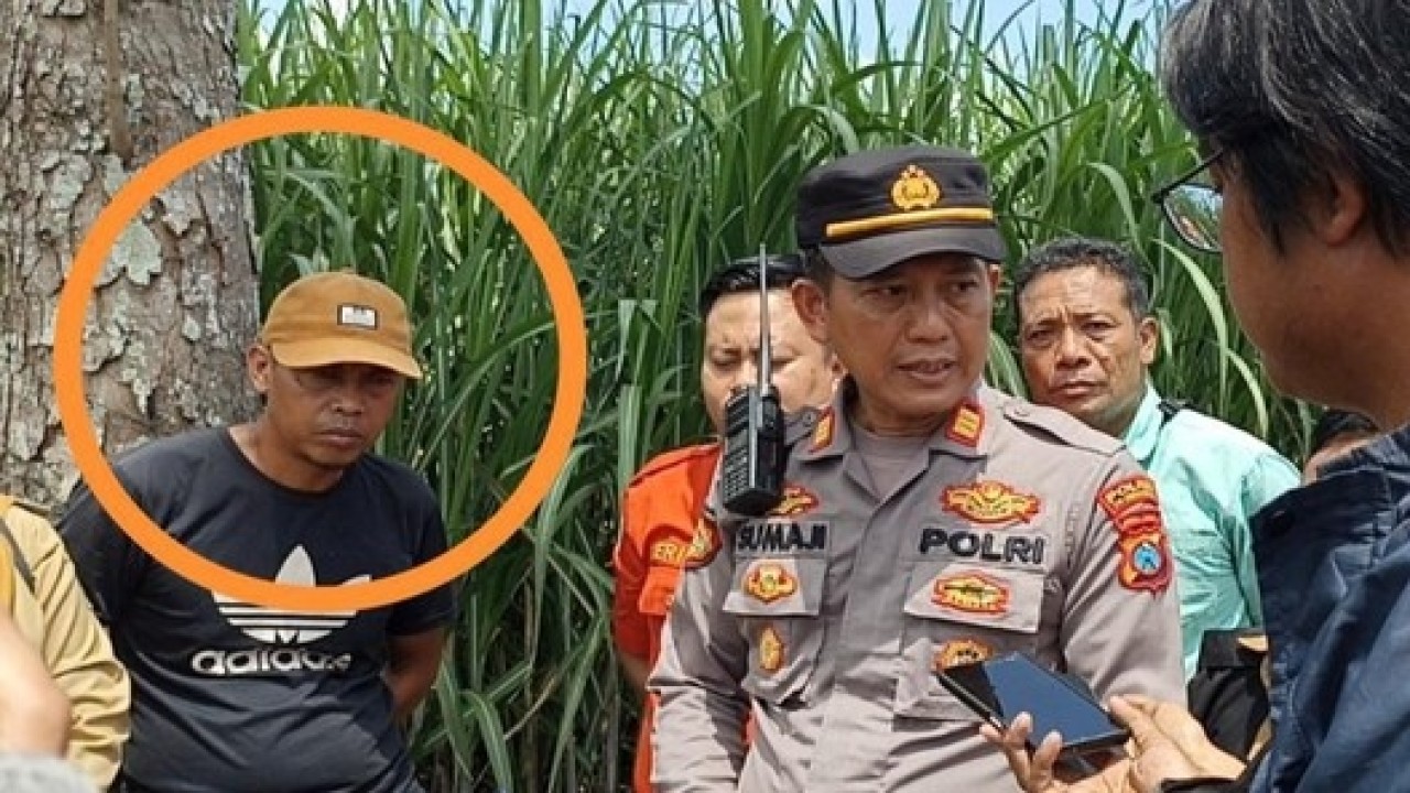 Suami kades (lingkaran) yang mengaku temukan bayi. (Detikcom)