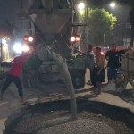 Sudin SDA Jakbar perbaiki jalan aspal yang longsor di Daan Mogot-1678757775