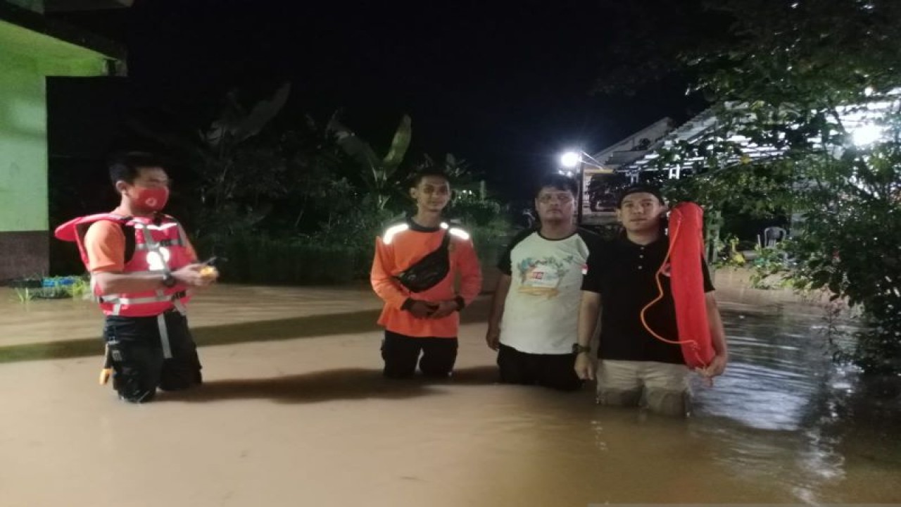 Rumah warga Kabupaten OKU terendam banjir yang terjadi pada pekan kedua Februari 2023. (ANTARA/Edo Purmana/23)
