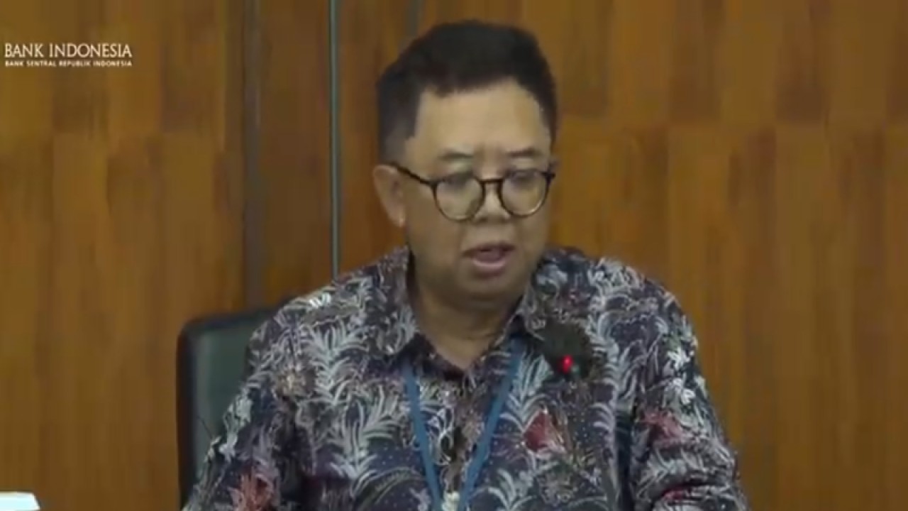 Direktur Eksekutif Departemen Komunikasi Bank Indonesia (BI) Erwin Haryono. ANTARA/Martha Herlinawati Simanjuntak