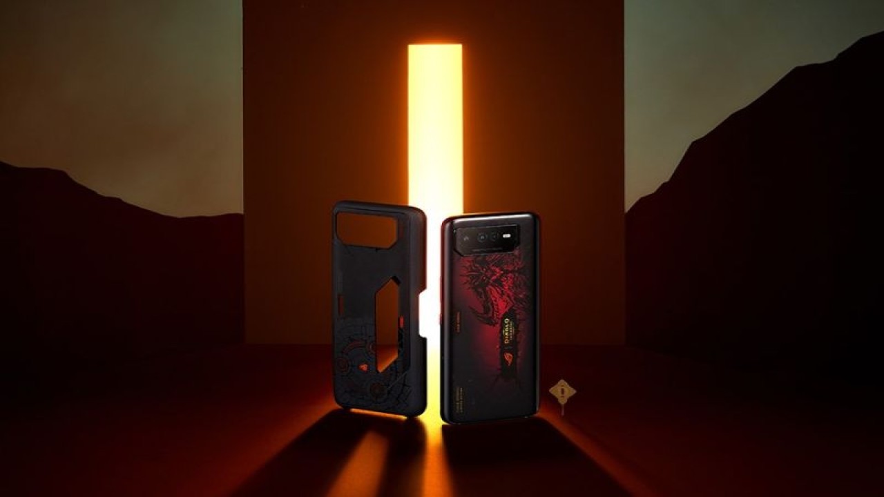 Tampilan ROG Phone 6 Diablo Immortal Edition. (ANTARA/HO/ASUS Indonesia)