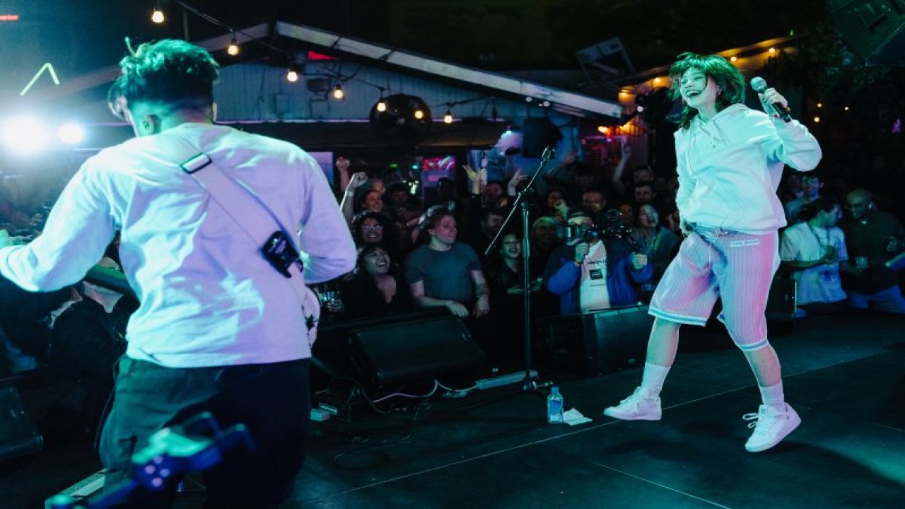 Showcase Tiger Den cetak sejarah sebagai acara musik pertama dengan line-up Asia di festival SXSW) 2023 Austin, Texas. (ANTARA/HO/Roger Ho)