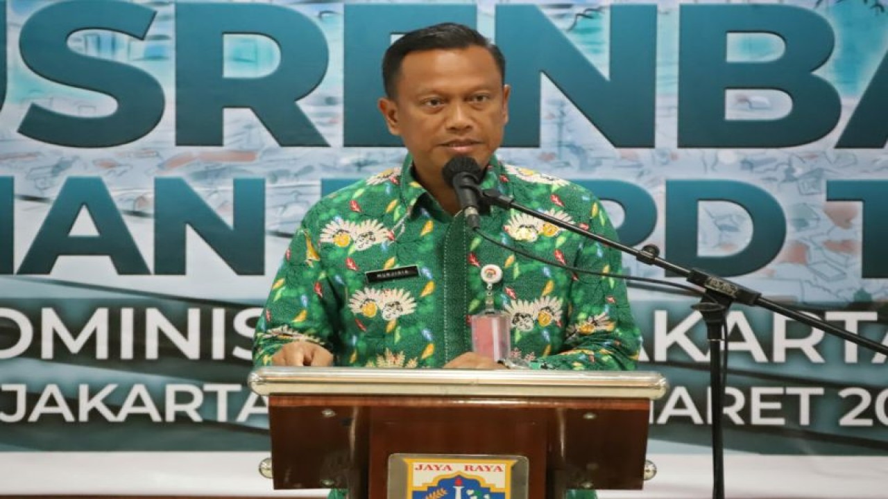 Wali Kota Jakarta Selatan Munjirin dalam Musrenbang Tingkat Kota 2023 di Jakarta, Kamis (16/3/2023). ANTARA/HO-Kominfotik Jakarta Selatan