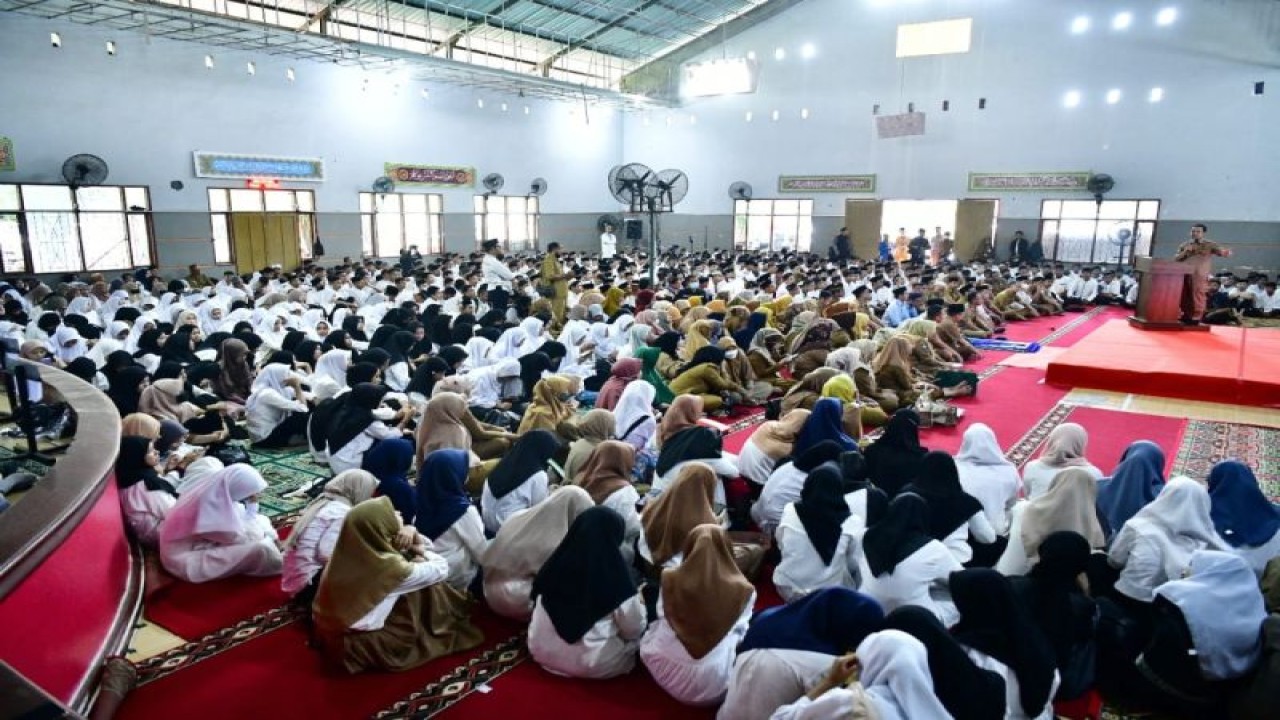 Ratusan siswa mengikuti kegiatan Ramadhan Andalan Mengaji di Makassar, 11-16 April 2023.ANTARA/HO-Humas Pemprov Sulsel
