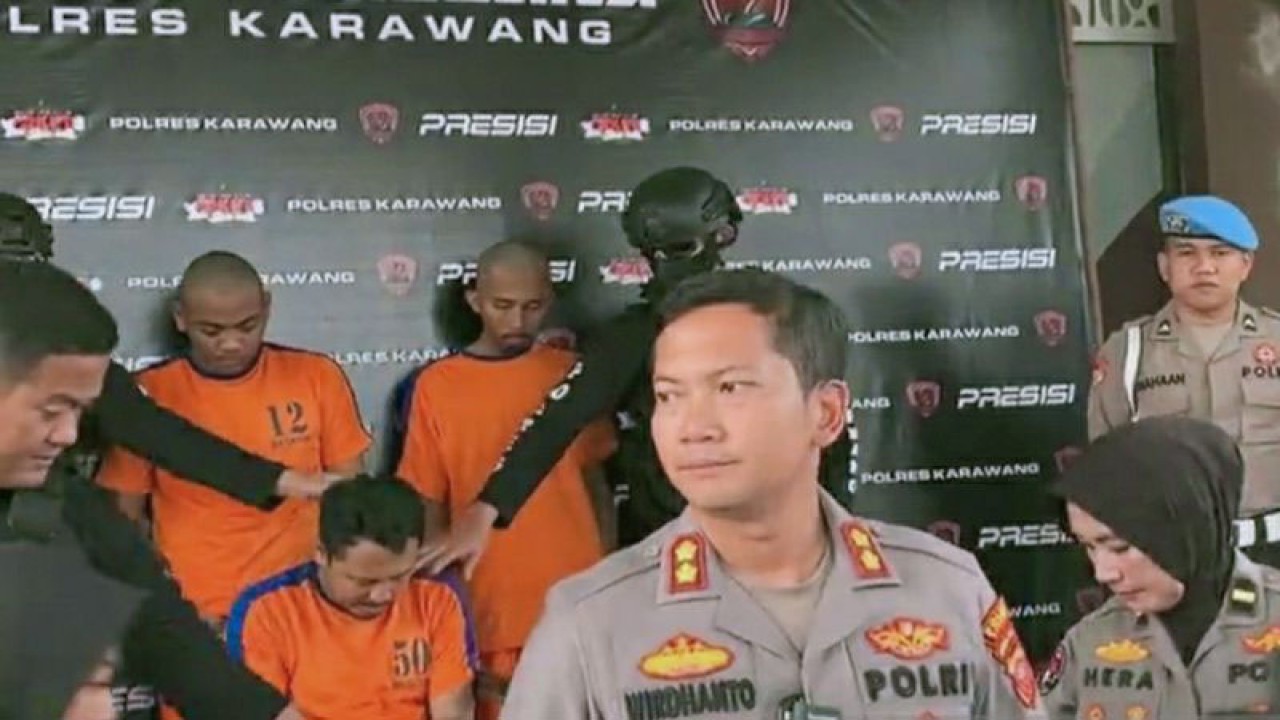 Kapolres Karawang AKBP Wirdhanto. ANTARA/Ali Khumaini