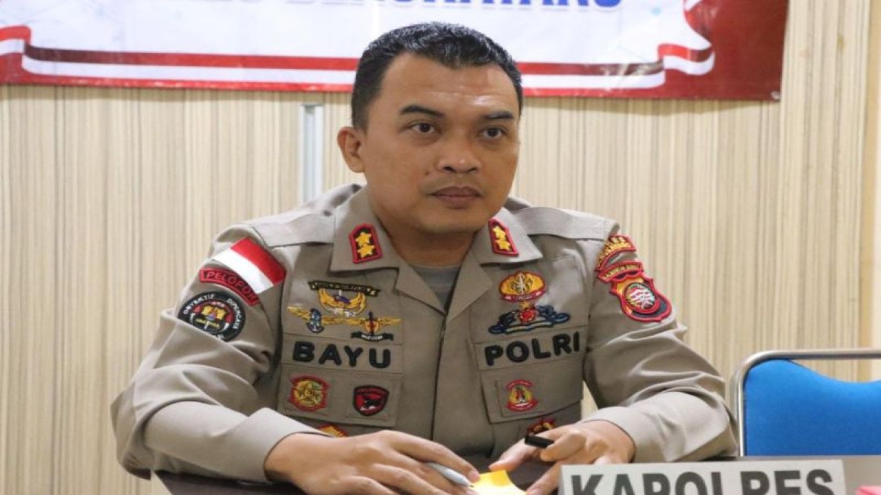 Kapolres Bengkayang AKBP, Bayu Suseno (ANTARA/Wati)