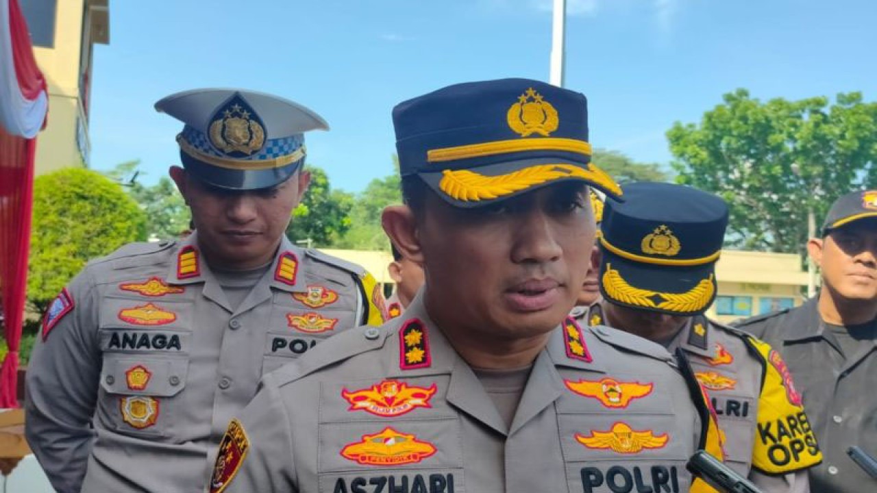 Kapolres Cianjur, Jawa Barat, AKBP Aszhari Kurniawan.(ANTARA/Ahmad Fikri). (Ahmad Fikri)