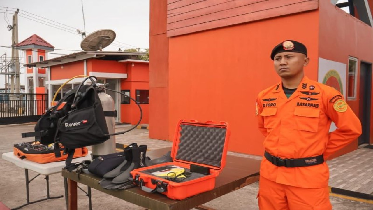 Apel Siaga Lebaran oleh tim Basarnas Jambi.(ANTARA/HO)