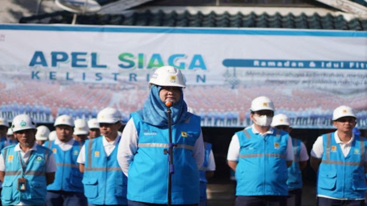 Apel siaga PT PLN (Persero) Unit Induk Distribusi (UID) Jawa Barat. ANTARA/HO-Humas PLN Jawa Barat