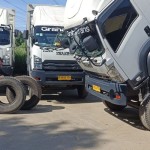 Armada truk PT Grahaprima Suksesmandiri Tbk (GTRA). ANTARA/HO-GTRA-1680680531