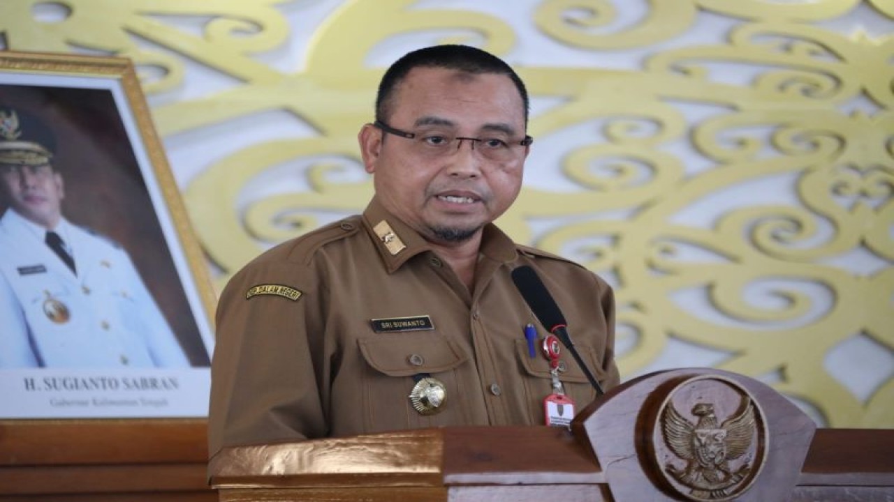 Asisten Administrasi Umum Setda Kalimantan Tengah Sri Suwanto. ANTARA/HO-Pemprov Kalteng