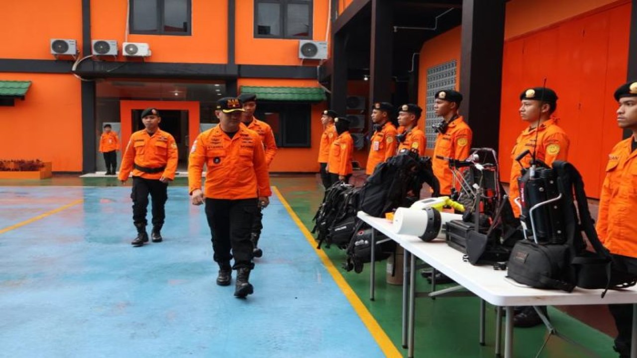 Sebanyak 80 personel Badan Nasional Pencarian dan Pertolongan (Basarnas) Tarakan, Kalimantan Utara siaga khusus Lebaran 2023. ANTARA/HO-Basarnas Tarakan.