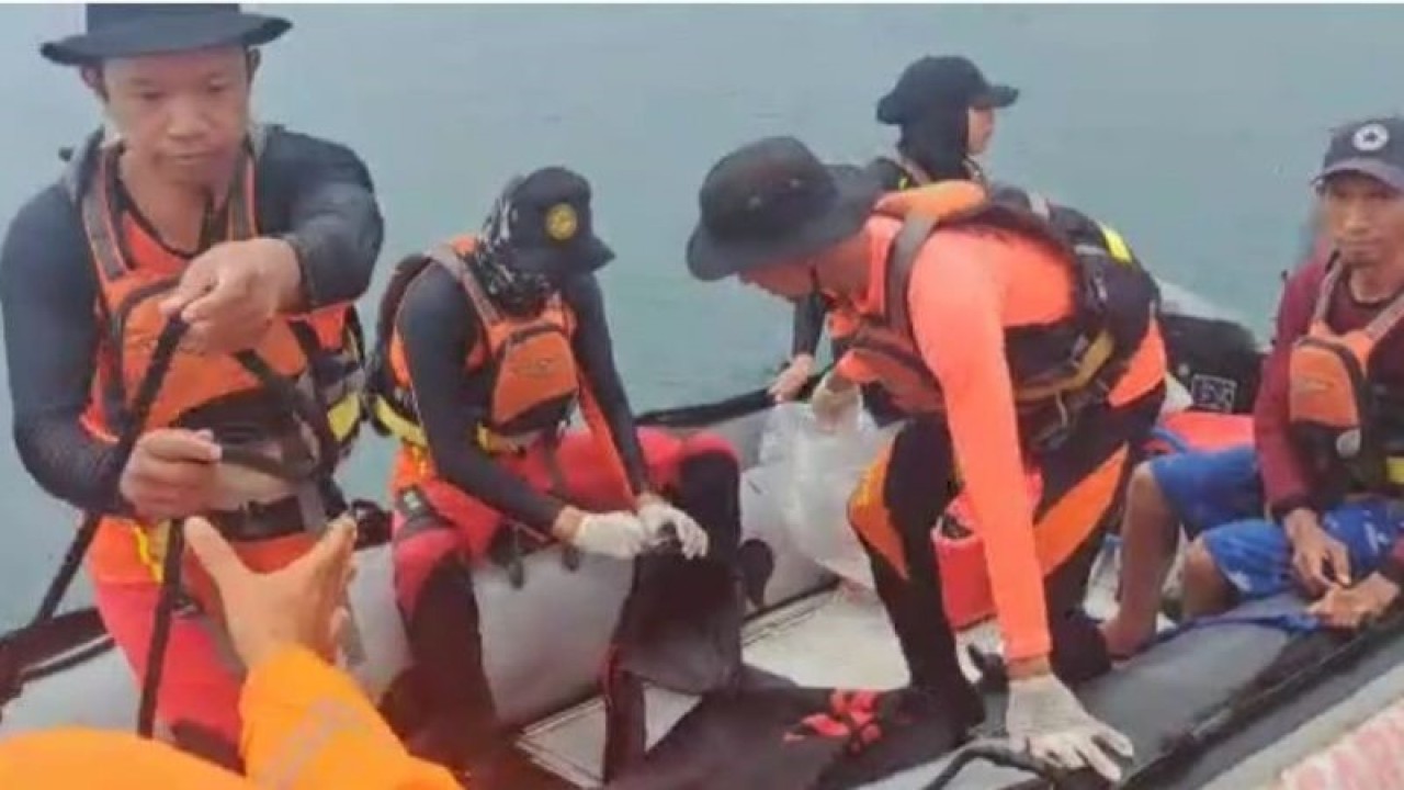 Basarnas Bengkulu temukan korban hilang didekat kawasan Pulau Tikus. ANTARA/Anggi Mayasari