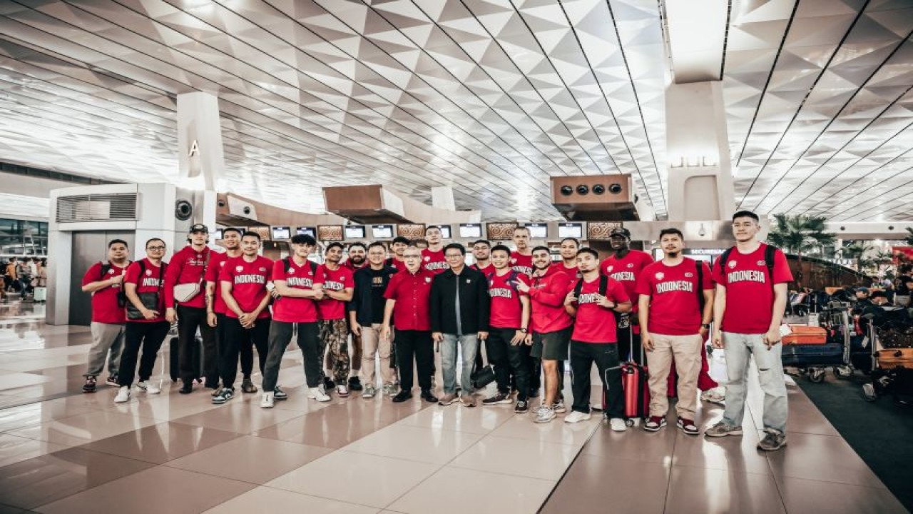 Timnas Basket Putra Indonesia berkunjung ke Australia untuk melakukan pemusatan latihan dan uji coba sebelum SEA Games Kamboja. ANTARA/HO-Perbasi