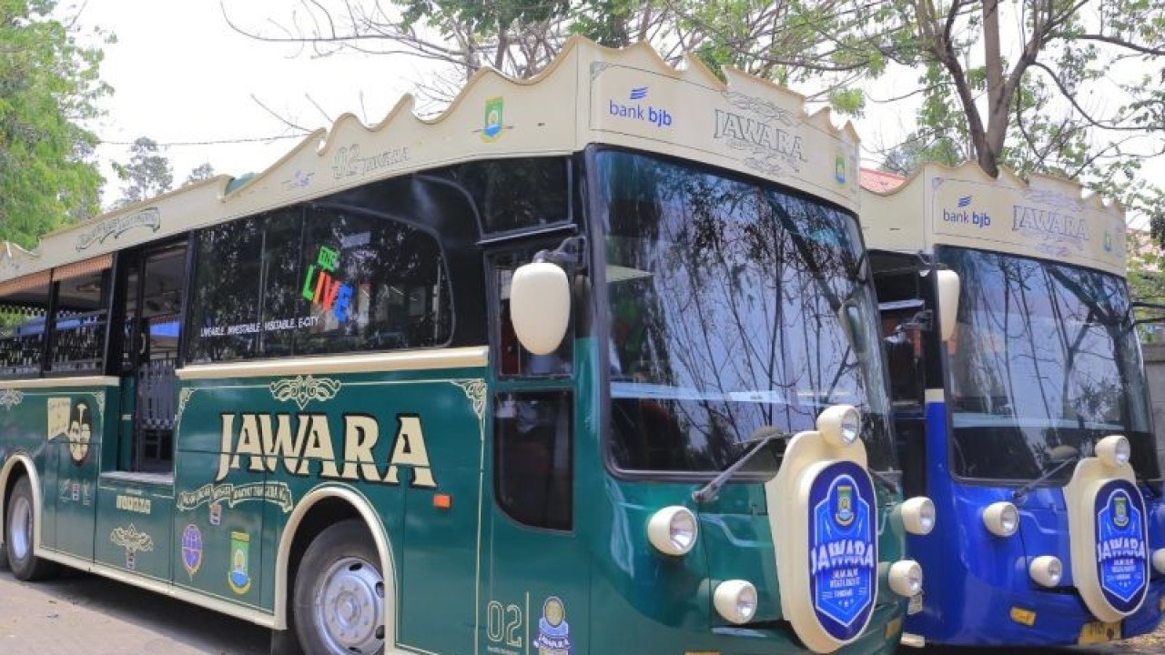 Bus "Jawara" Kota Tangerang, Provinsi Banten. ANTARA